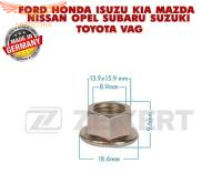 Гайка крепёжная Ford, Honda, Isuzu, Kia, Mazda, Nissan, Opel, Subaru, Suzuki, Toyota, VAG