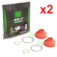 Пыльник рулевого наконечника (к-т 2шт) ВАЗ 2108, 2110, 1111, 1118, 2170, 2190 (чехол+2 кольца)