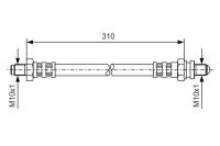 Sierra / Scorpio / Escort 85-90 передний короткий / Escort 1995-2000 задний (320 mm)