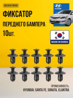 Фиксатор крепления переднего бампера на Hyundai Kia SANTA FE SONATA ELANTRA / 10шт