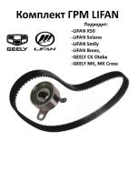 Ремень ГРМ для Lifan Breez 1.3, 1.6, Solano