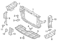 Защита радиатора KIA CARNIVAL III (Б/У)