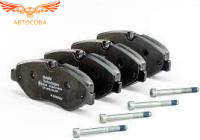 Колодки тормозные пер. SPRINTER, CRAFTER 2006-> (без спарки) / VITO 2003->