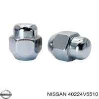 Гайка колесная конус M12 x 1 25 L=29 ключ 21 Хром