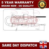 Трос сцепления для Ford Transit 1996-2000