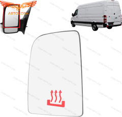 Стекло ВЕРХНЕЕ ПОД КРУГ ЛЕВОЕ элект. Mercedes SPRINTER 2006-2018