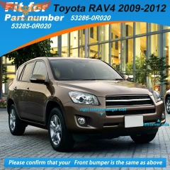 Крышка ЛЕВАЯ фаркопа переднего бампера, буксировочная проушина для Toyota RAV4 2009-2012