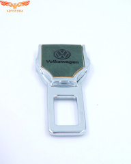 Заглушка ремня безопасности кожаная зеленая Volkswagen