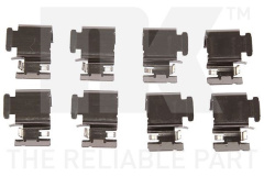 Комплект установочный перед./задн. торм. колодок Toyota Corolla (E120/150/180) 04-, Ford Transit VII 06-, Honda CR-V III, IV 06-