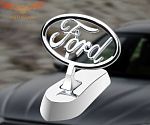 Логотип автомобиля передний  из цинкового сплава вертикальная модификация Ford-