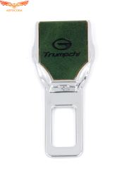 Заглушка ремня безопасности кожаная зеленая Trumpchi