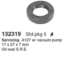 Сальник 17x27x7 задней крышки генератора (Lucas A127)