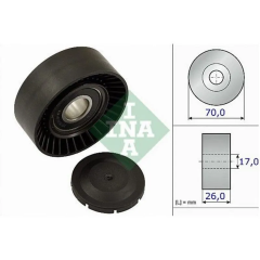Ролик (70mmX26mm) гладкий (Турция)
