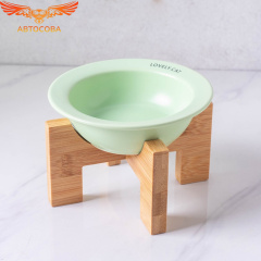 Керамическая миска для кошек серая