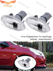 Повторитель 2 шт. поворота PEUGEOT Partner левый / правый OE 6325G3