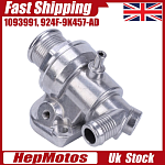 Корпус термостата под 1 датчик с термостатом Ford Transit 2.5 TD 1988-2000