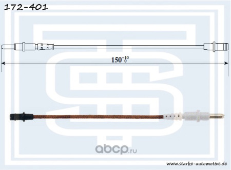 Датчик тормозных колодок Vito до 2003