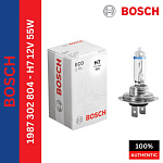 Лампа 1 шт. автомобильная Bosch "Eco", H7 12V 55W. 1987302804