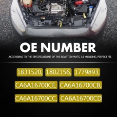 Механизм замка капота FORD Fiesta 2008-2012