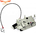 Механизм замка правой выдвижной короткой двери (+ЦЗ) Transit 2001-2014 (1C15-B264A00-FH) красный-длинный