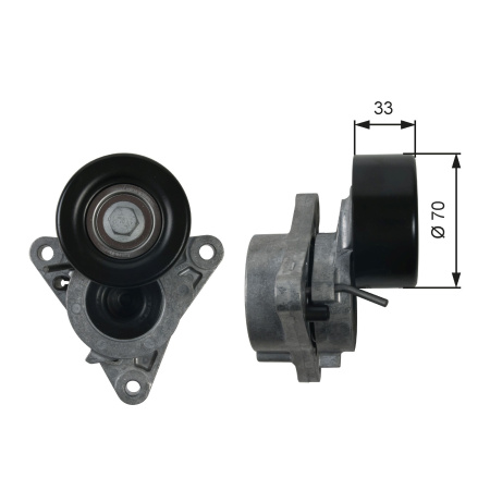 Натяжитель ремня NISSAN PATHFINDER III-IV 3.0dCi 534060610