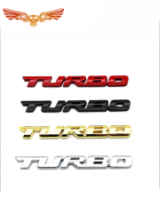 Металлический логотип "TURBO"