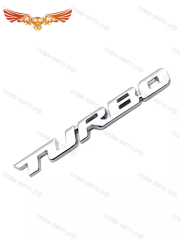 Металлический логотип "TURBO"