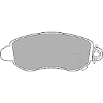 Колодки пер. Transit 2000-2006 RWD (OTOSAN AMYC15-2K021-C9A)