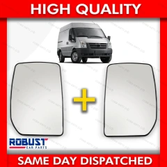Стекло ЛЕВОЕ и ПРАВОЕ МЕХАНИЧЕСКОЕ зеркала для FORD Transit 2000-2013
