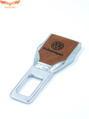 Заглушка ремня безопасности кожаная коричневая Volkswagen