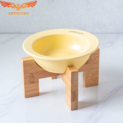 Керамическая миска для кошек серая