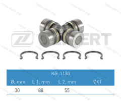 Крестовина карданного вала 30x88 / GAZ 3110, 3102, 3302, 2217, UAZ
