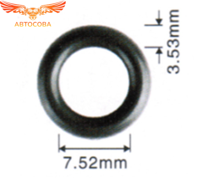 Уплотнитель форсунки OHC / DOHC inj (7.52х3.53)