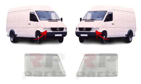 Стекло фары MERCEDES-BENZ SPRINTER 1995-2000