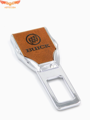 Заглушка ремня безопасности кожаная коричневая Buick