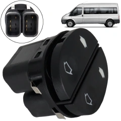 Кнопка стеклоподъемника Ford Connect / Fiesta 96-08 / Fusion / Ka / Puma  LH двойная 8pin (1007910)