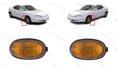 Поворот 2 шт. в крыло Hyundai Accent 94-12 / H1 97-07 / Starex 97-07 / ТагАЗ Accent 99-12 (Справа Слева)
