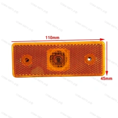 Бортовой 6 шт. габарит (желтый) Mercedes SPRINTER/LT до 2006 (110mm x 42mm)