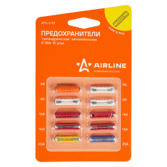 Предохранители "цилиндрические" в блистере (10 шт. 5-25А)