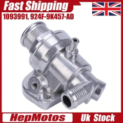 Корпус термостата под 1 датчик с термостатом Ford Transit 2.5 TD 1988-2000