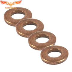 Шайба 4 шт. уплотнительная FWD 2.2 TDCI / RWD 2.4 TDCI (медная) 6.9x13.9x2 Siemens-тип