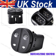 Кнопка стеклоподъемника Ford Connect / Fiesta 02-08 / Fusion /Ka / Puma / Transit 2010- LH двойная 6pin (1459686)