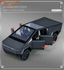 Машина игрушечная коллекционная "Tesla" с пикапом