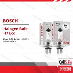 Лампа 2 шт. автомобильная Bosch "Eco", H7 12V 55W. 1987302804
