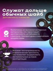 Прокладка 5 шт. форсунки впрыска (рез) RENAULT 7701062204