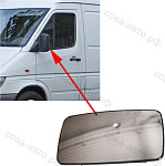 Стекло зеркала левое с пластиком механическое MERCEDES-BENZ SPRINTER 1995-2006