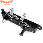 Механизм замка задней двери Ford Transit 1986-2000 LH черный (кроме высок.)