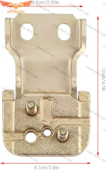 Петля верхняя левая задней двери Ford Transit 2001-2013 (на 180)