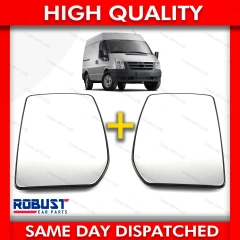 Стекло ЛЕВОЕ и ПРАВОЕ МЕХАНИЧЕСКОЕ зеркала для FORD Transit 2000-2013