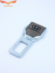 Заглушка ремня безопасности кожаная тёмно-коричневая Honda